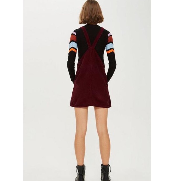 ❌SOLD❌ Topshop Corduroy Overall Dress - Picture 4 of 7